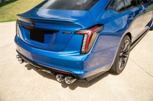 Cadillac CT5 V Blackwing Performance Exhaust - Rear - CORSA Performance - Cat-Back + X-Pipe Sport with Twin 4.5in. Carbon Tips - Black - `22-`25